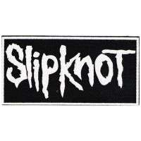 Нашивка Slipknot белая
