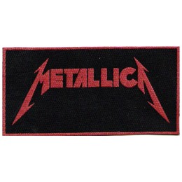 Нашивка Metallica красная