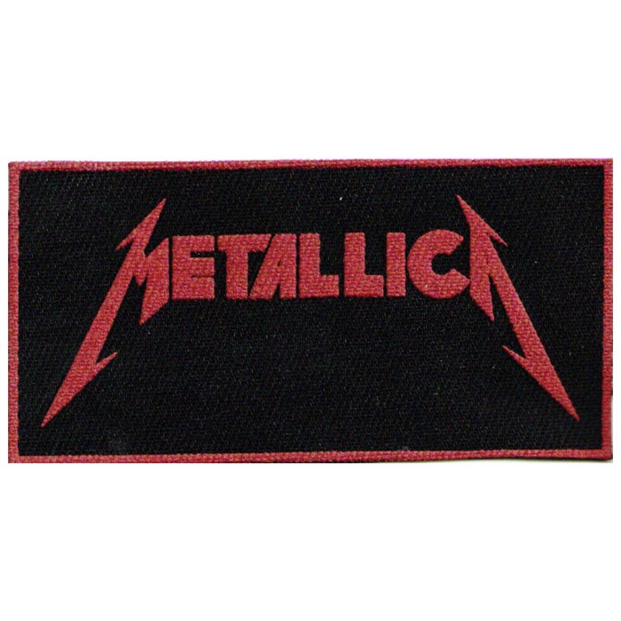 Нашивка Metallica красная