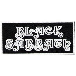 Нашивка Black Sabbath белая