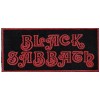 Нашивка Black Sabbath красная