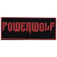 Нашивка Powerwolf красная