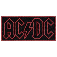 Нашивка AC/DC красная