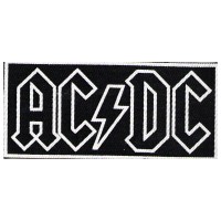 Нашивка AC/DC белая