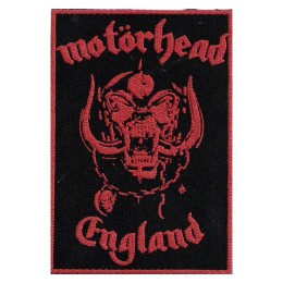 Нашивка Motorhead красная