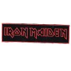 Нашивка Iron Maiden красная