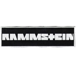 Нашивка Rammstein белая