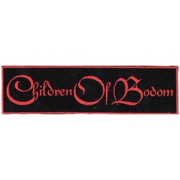 Нашивка Children Of Bodom красная