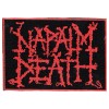 Нашивка Napalm Death красная