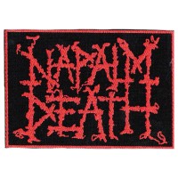 Нашивка Napalm Death красная