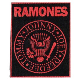 Нашивка Ramones красная