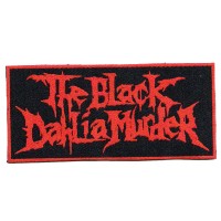 Нашивка The Black Dahlia Murder красная