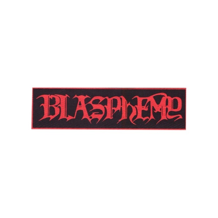 Нашивка Blasphemy красная