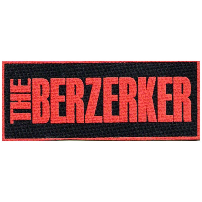 Нашивка The Berzerker красная