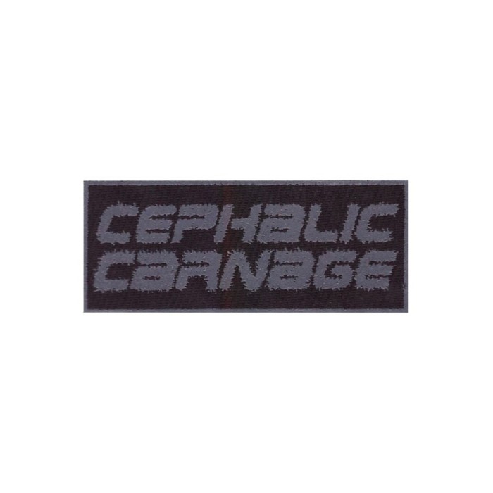 Нашивка Cephalic Carnage серая