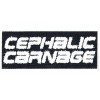 Нашивка Cephalic Carnage белая