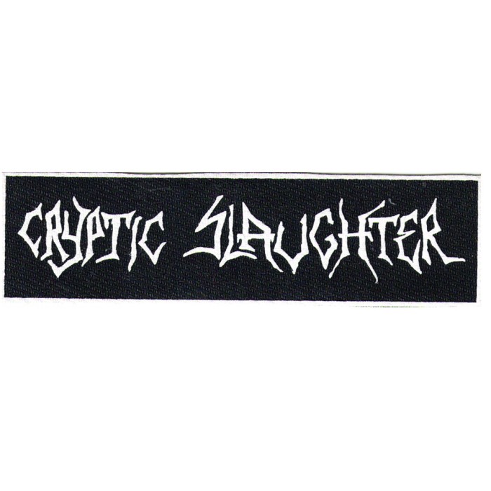 Нашивка Cryptic Slaughter белая