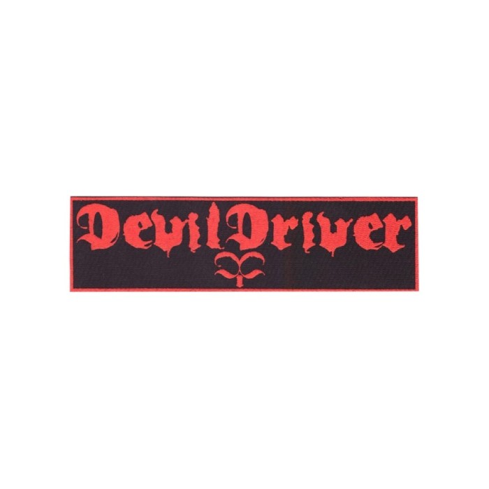 Нашивка DevilDrive красная