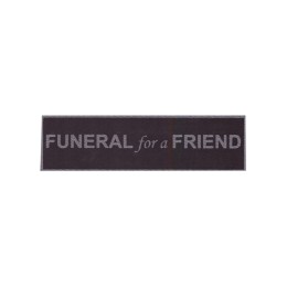 Нашивка Funeral For A Friend серая