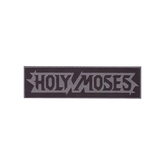 Нашивка Holy Moses серая