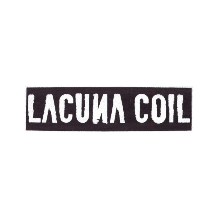 Нашивка Lacuna Coil белая