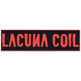 Нашивка Lacuna Coil красная