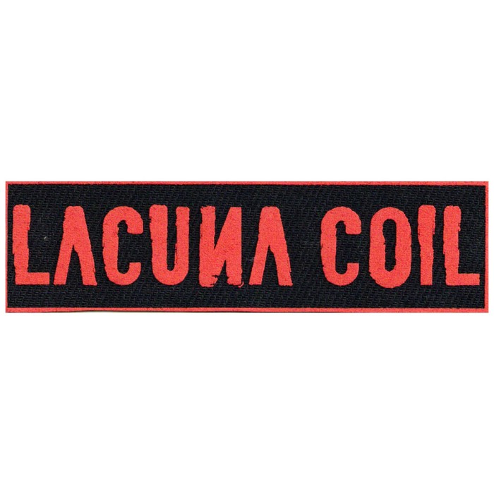 Нашивка Lacuna Coil красная