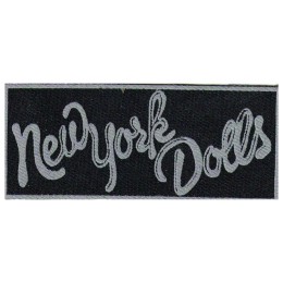 Нашивка New York Dolls серая