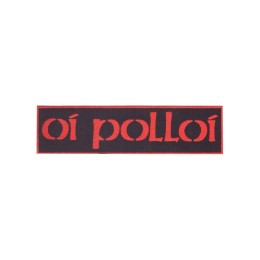 Нашивка Oi Polloi красная