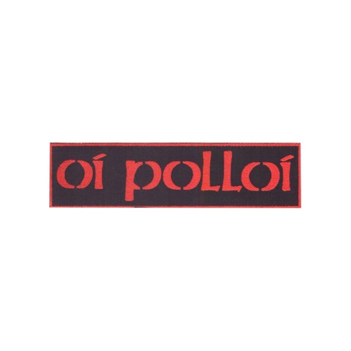 Нашивка Oi Polloi красная