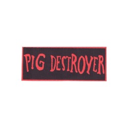Нашивка Pig Destroyer красная