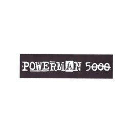 Нашивка Powerman 5000 белая