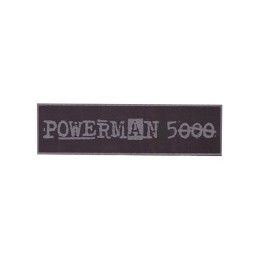 Нашивка Powerman 5000 серая