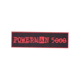 Нашивка Powerman 5000 красная