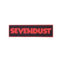 Нашивка Sevendust красная