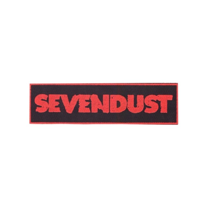 Нашивка Sevendust красная