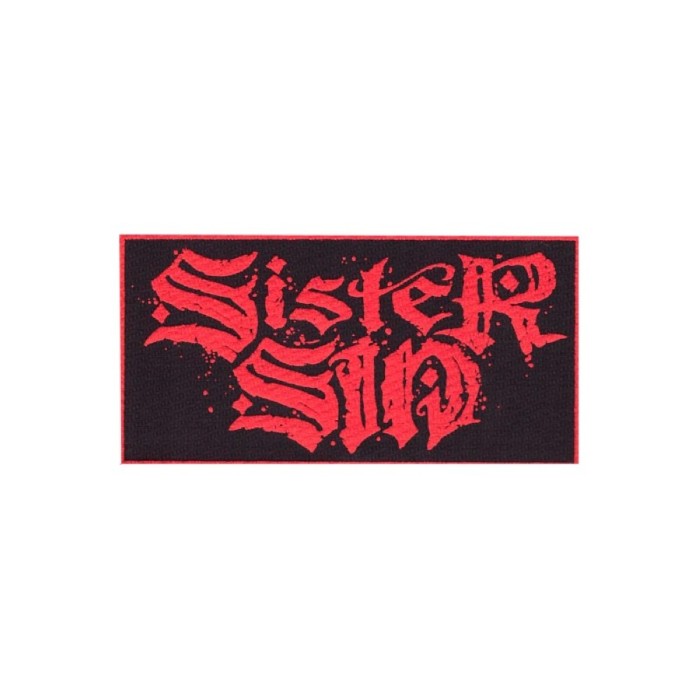 Нашивка Sister Sin красная