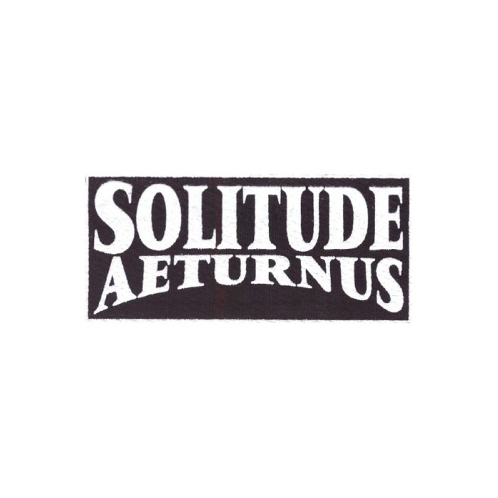 Нашивка Solitude Aeturnus белая