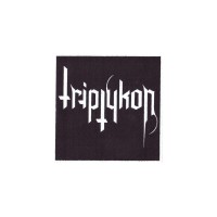 Нашивка Triptykon белая