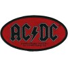 Нашивка AC/DC "Oval Logo"