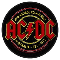 Нашивка AC/DC "High Voltage Rock N Roll"