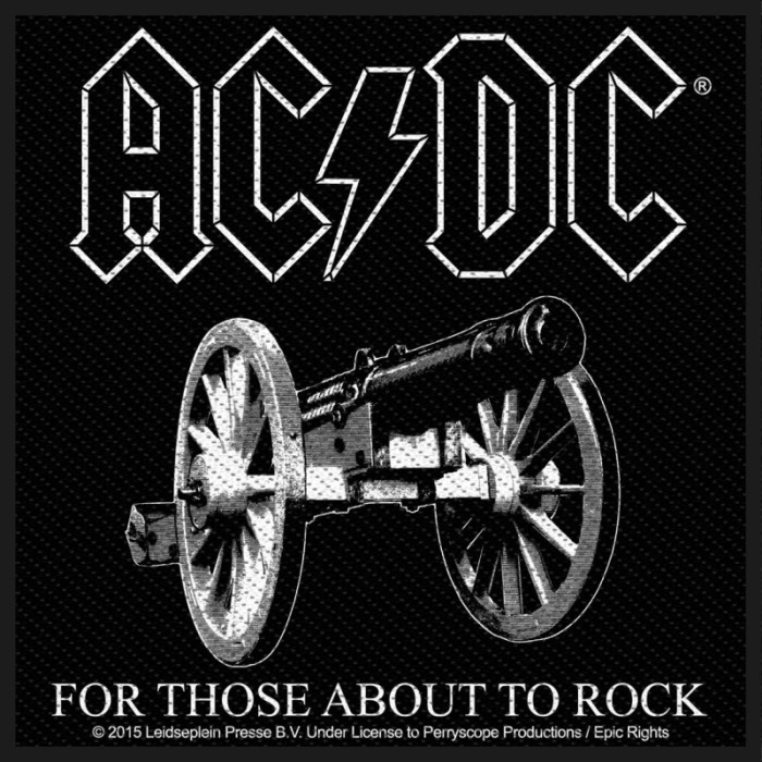 Нашивка AC/DC "For Those About To Rock"