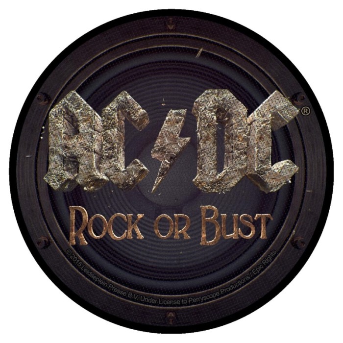 Нашивка AC/DC "Rock Or Bust"