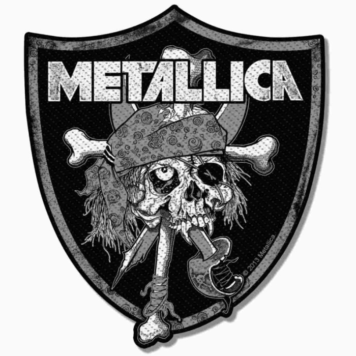 Нашивка Metallica "Raiders Skull"