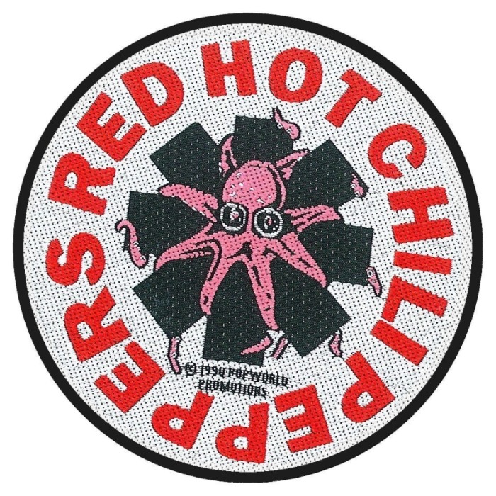 Нашивка Red Hot Chili Peppers "White Logo"