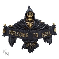 Настенное украшение "Welcome To Hell" 25 см