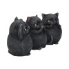 Статуэтка "Three Wise Fat Cats" 8.5 см (3 шт)