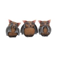 Статуэтка "Three Wise Bats" 8.5 см (3 шт)