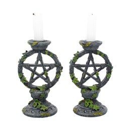 Подсвечник "Wiccan Pentagram" 15 см (2 шт)