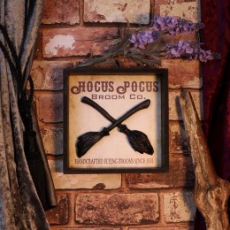 Настенное украшение "Hocus Pocus Broom Co" 20 см